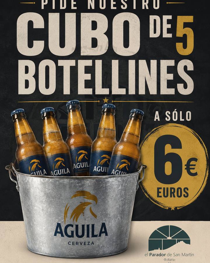 Oferta de cubo de cervezas